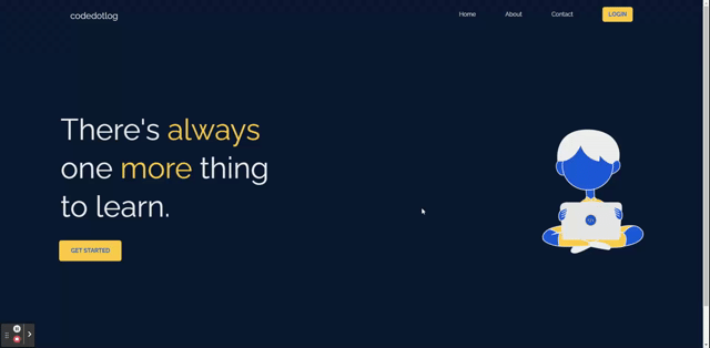 GIF File of Codedotlog Website